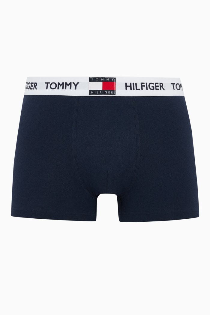 

Logo Trunks in Organic Cotton, Blue