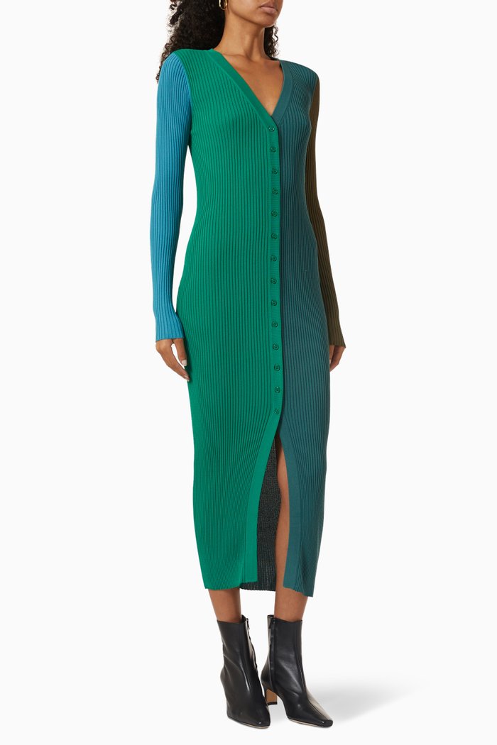 

Shoko Knit Sweater Dress, Green