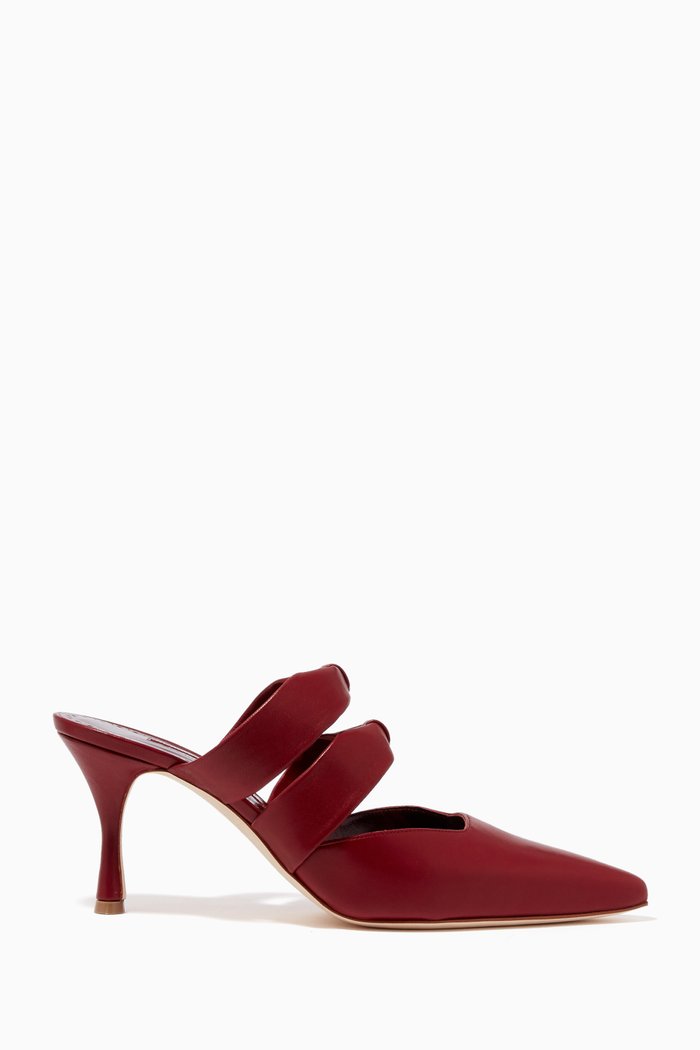 

Eusebia 70 Mules in Nappa, Red