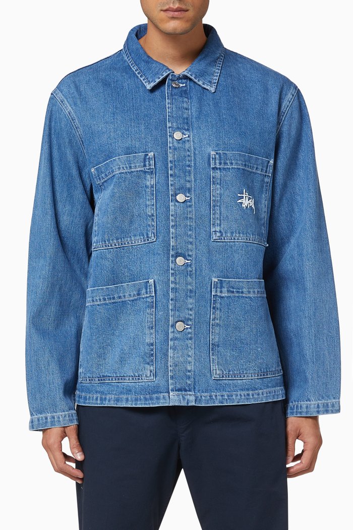 Denim Chore Jacket, Blue