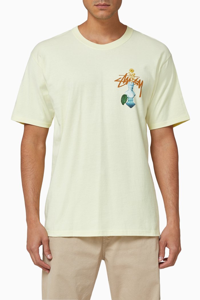 

Psychedelic Cotton T-shirt, Yellow