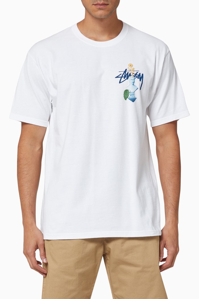 

Psychedelic Cotton T-shirt, White