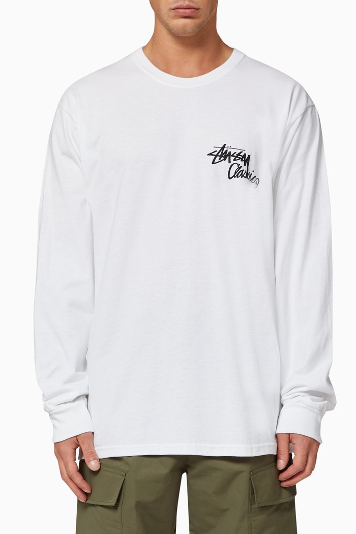 Stüssy A Go-Go Cotton T-shirt, White