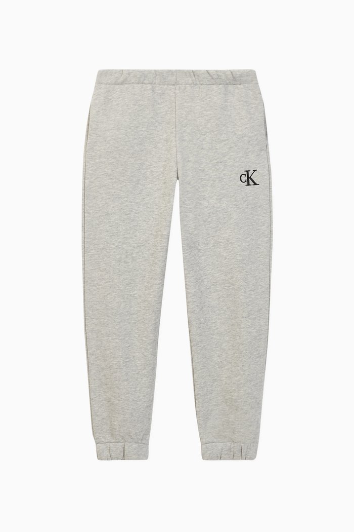 

Logo Organic Cotton Sweatpants, Grey