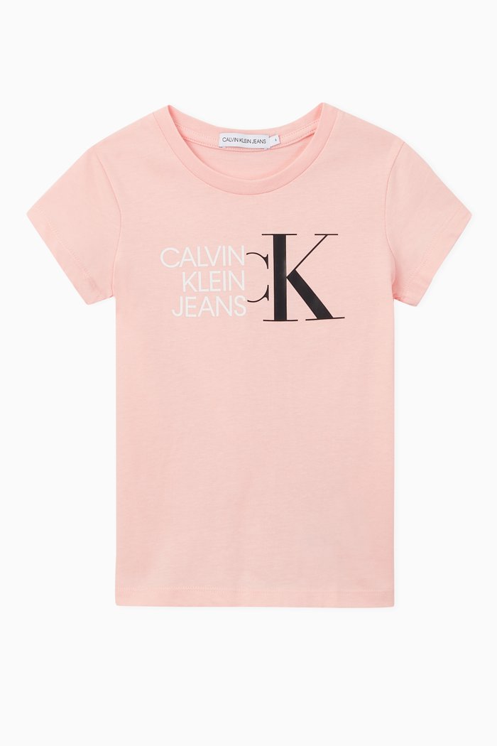 

Hybrid Logo Organic Cotton T-shirt, Pink