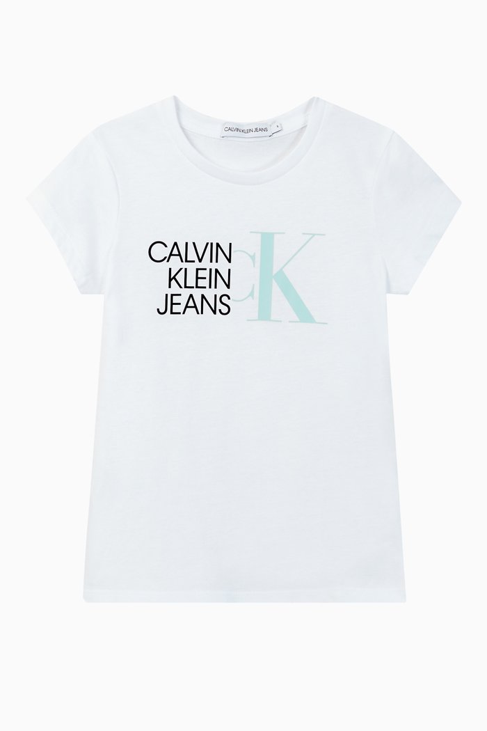 

Hybrid Logo Organic Cotton T-shirt, White