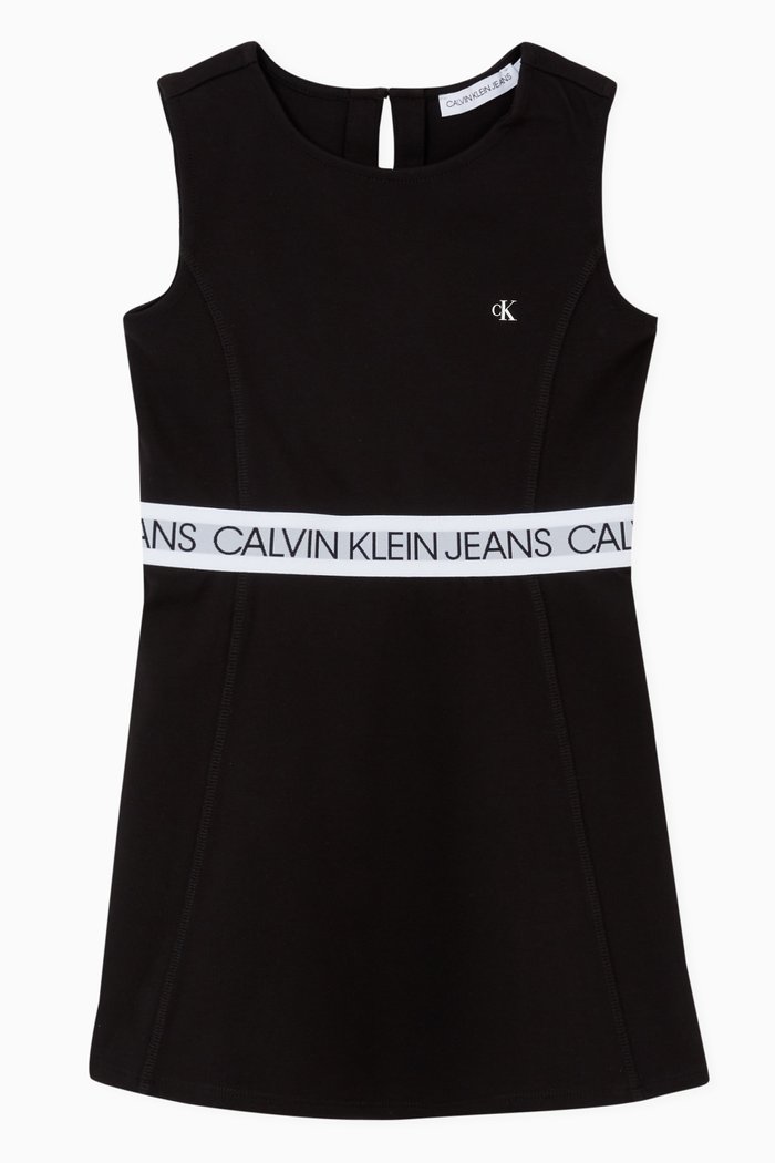 

Milano Skater Dress in Jersey, Black