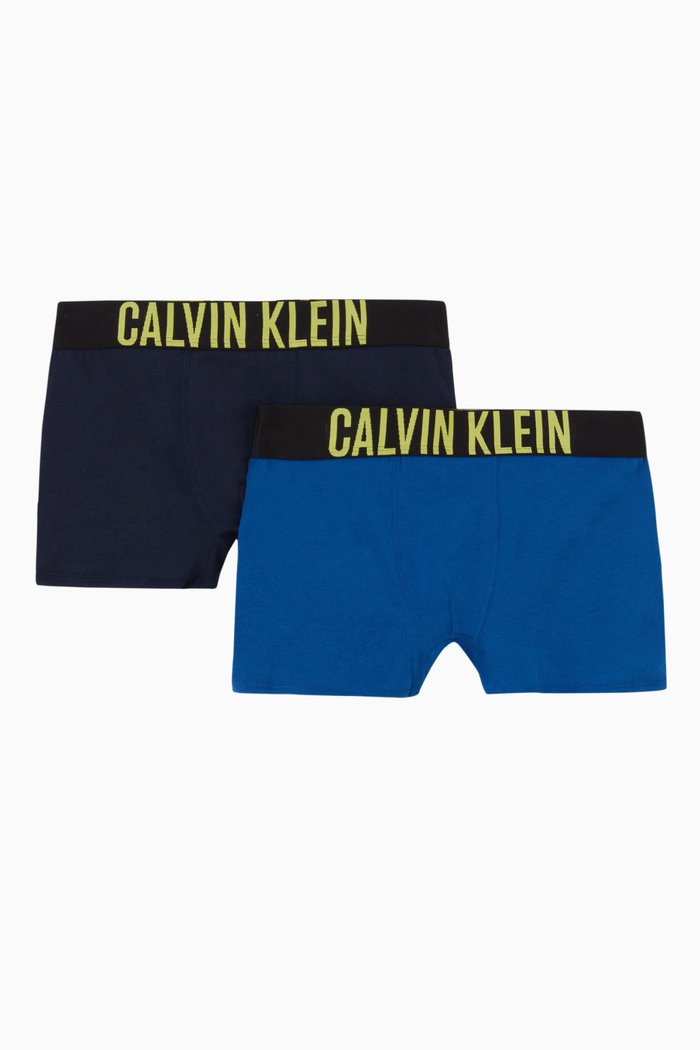 

Intense Power Trunks in Stretch Cotton Jersey, Set of 2, Blue