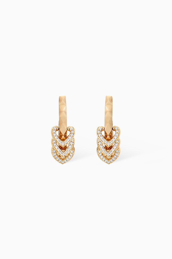 

Aloria Diamond Reversible Earrings in 18kt Yellow Gold