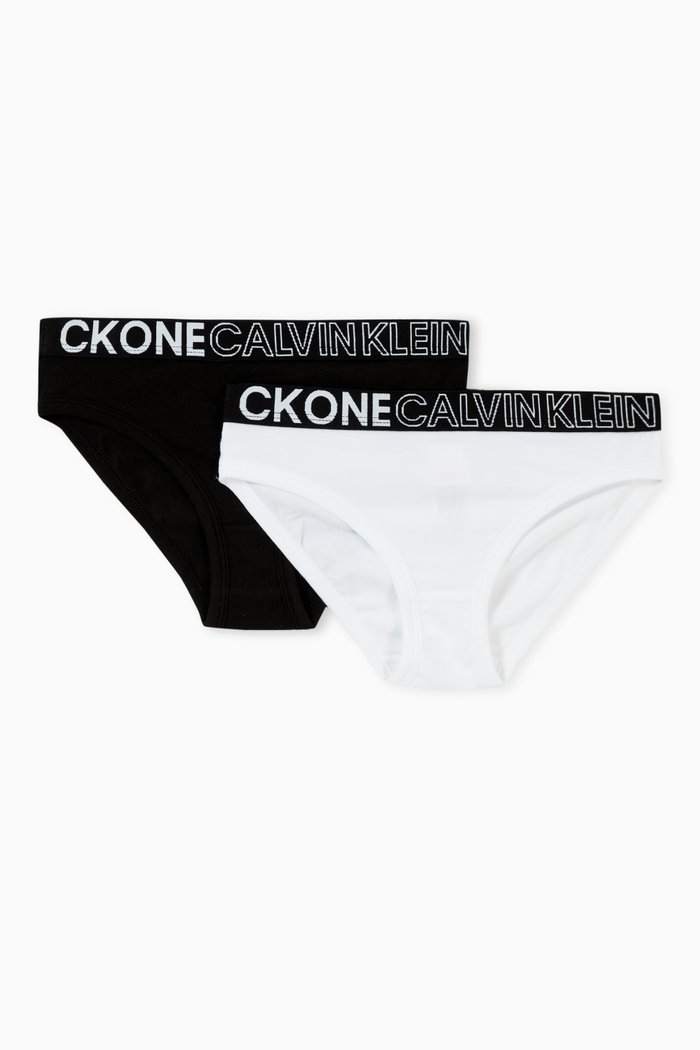 

Two Pack Bikini Briefs in Stretch Organic Cotton, Multicolour