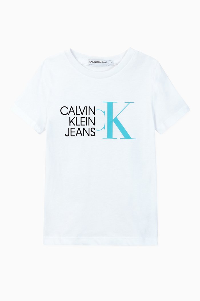 

Hybrid Logo Organic Cotton T-shirt, White