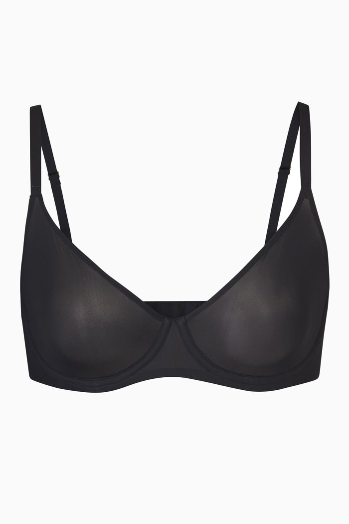 

Jelly Sheer Underwire Bra, Black