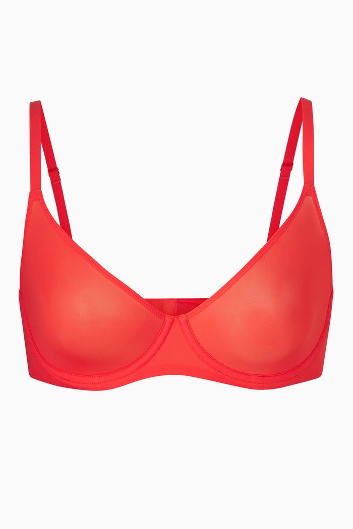Jelly Sheer Underwire Bra, Pink