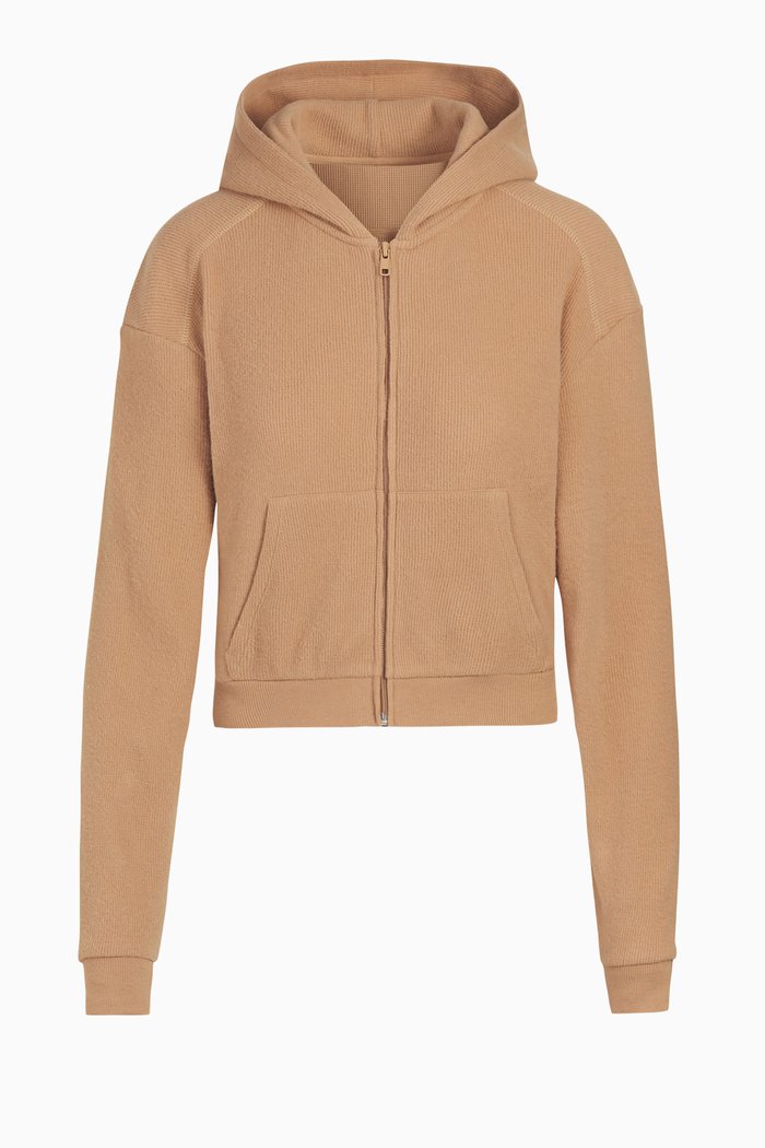 

Waffle Hoodie, Yellow