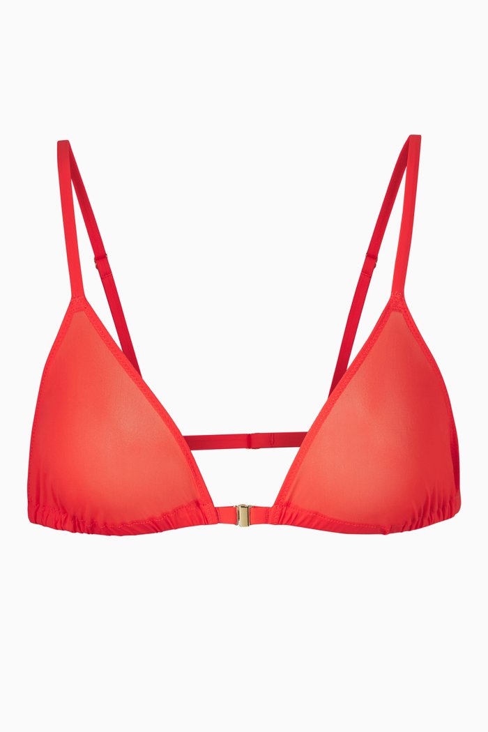 

Jelly Sheer Triangle Bralette, Pink