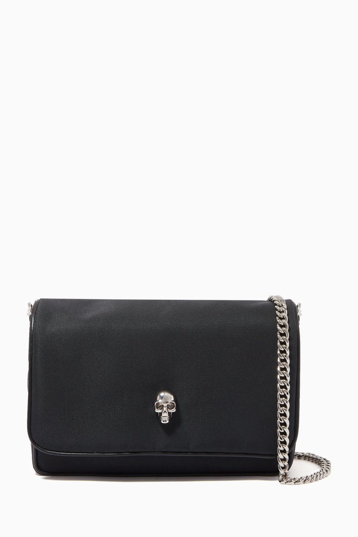 

Small Skull Bag in Recycled Polyfaille, Black