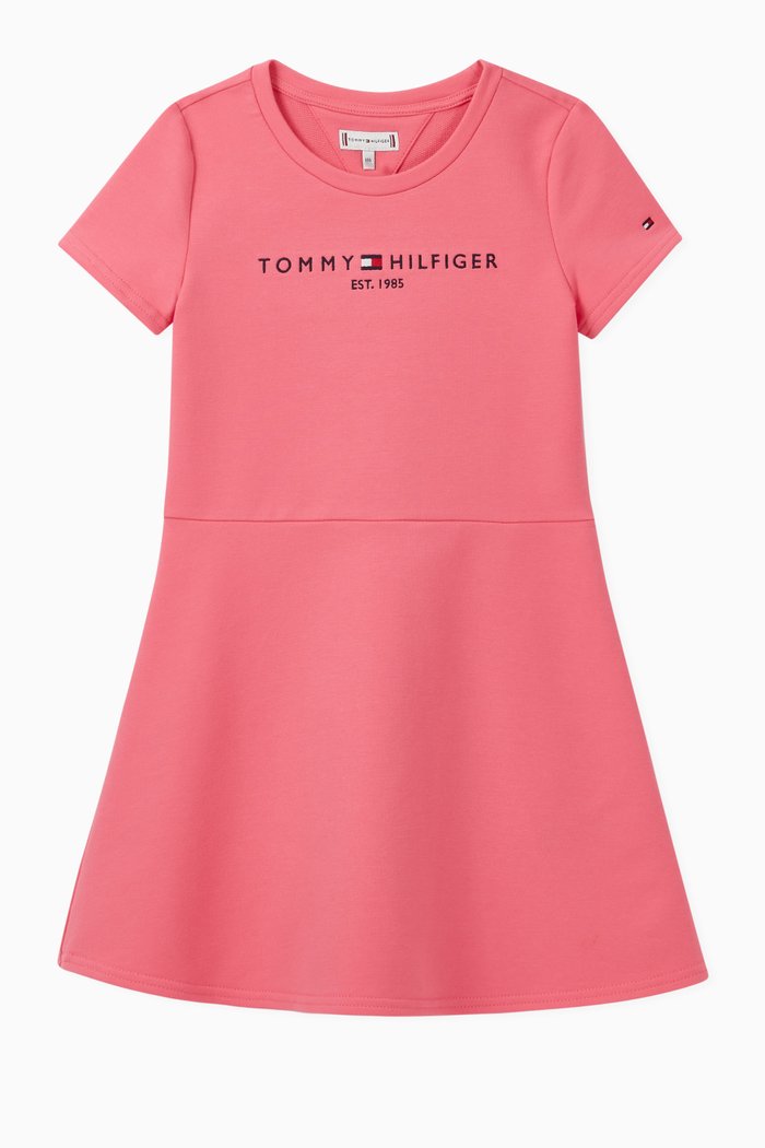 

Essential Skater Dress in Organic Cotton, Pink