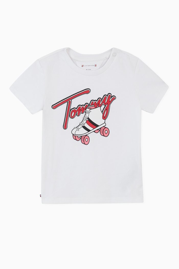 

Roller Skate T-shirt in Organic Cotton Jersey, White