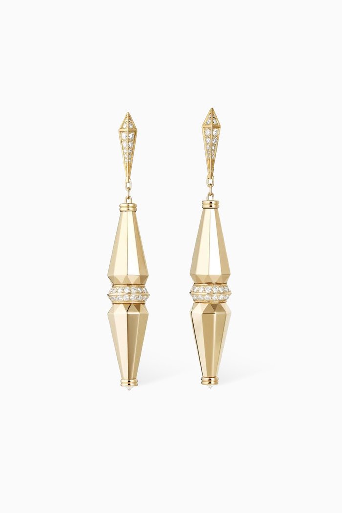 

Jack de Boucheron Sleepers with Diamonds in 18kt Yellow Gold