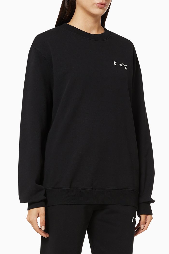 

Big Logo Cotton Sweatshirt, Black