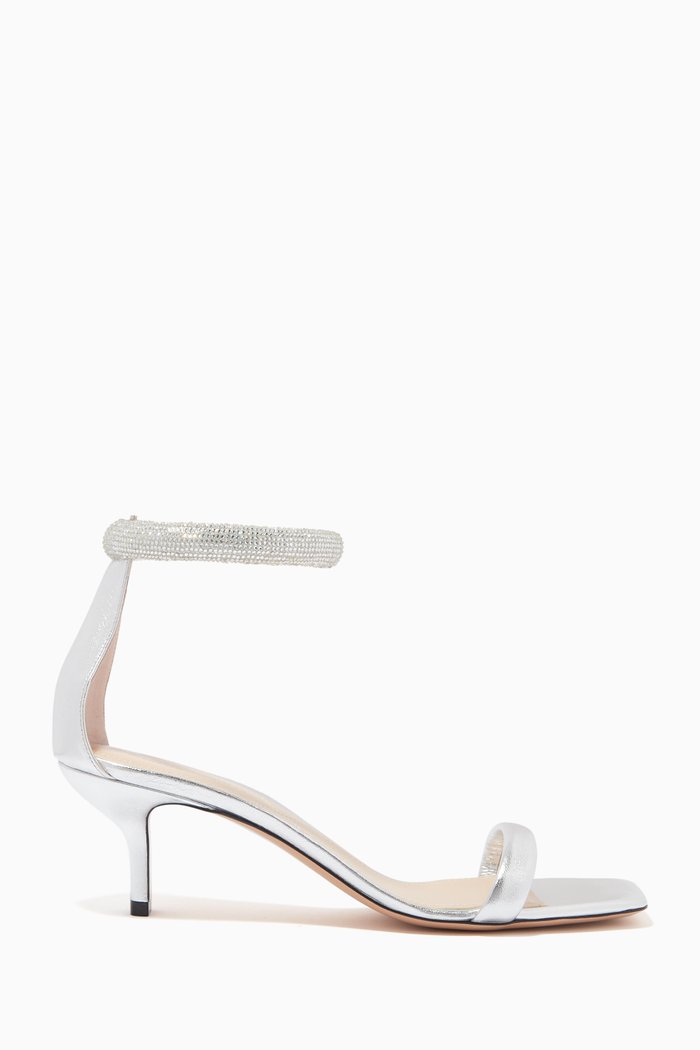 

Leve 60 Sandals in Nappa, Silver