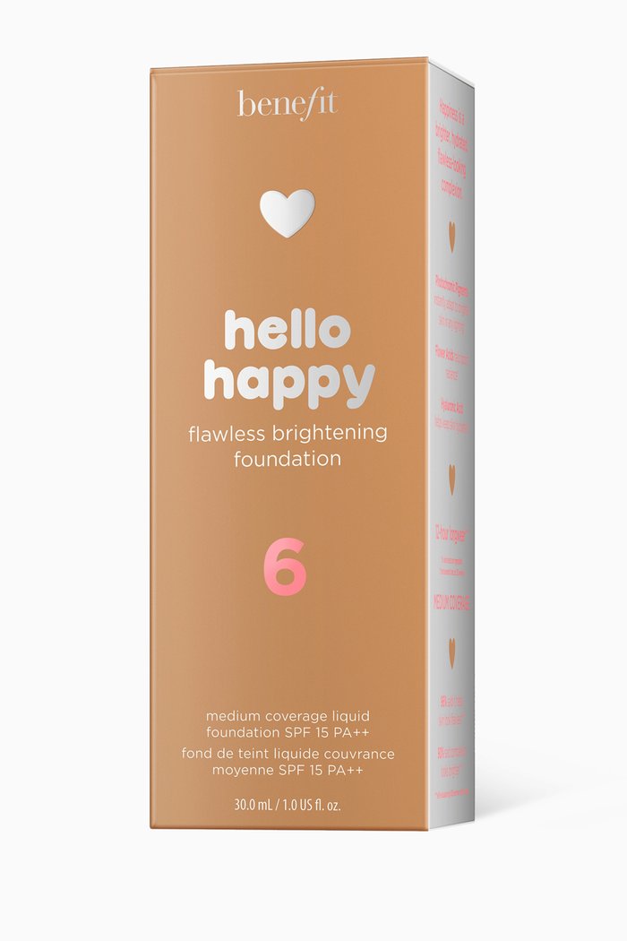 

Hello Happy Flawless Brightening Foundation 06, 30ml, Multicolour
