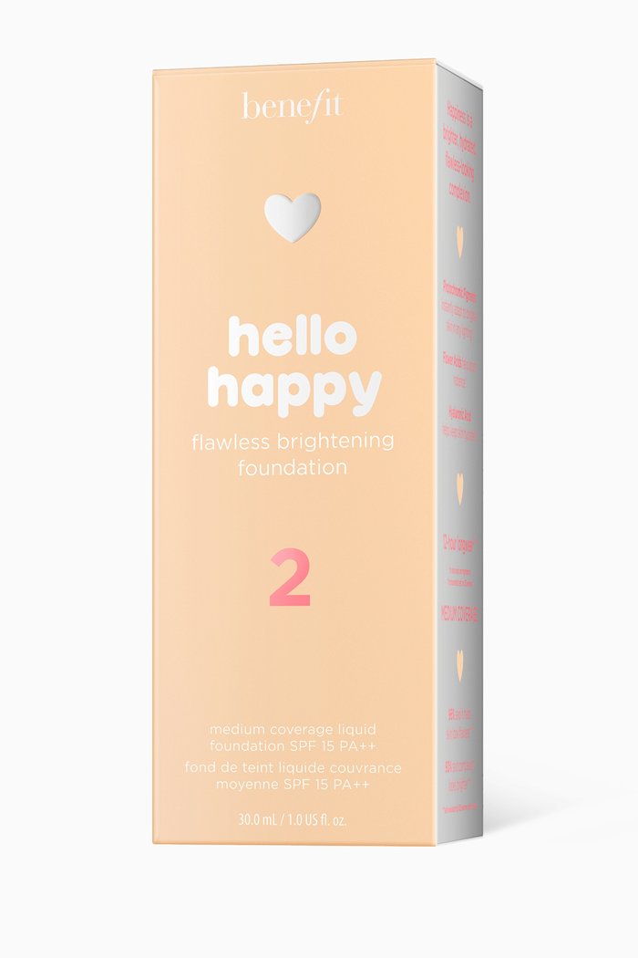 

Hello Happy Flawless Brightening Foundation 02, 30ml, Multicolour