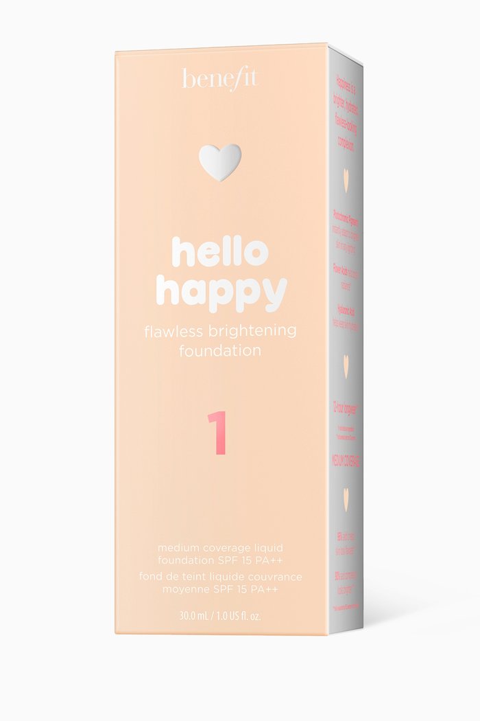 

Hello Happy Flawless Brightening Foundation 01, 30ml, Multicolour