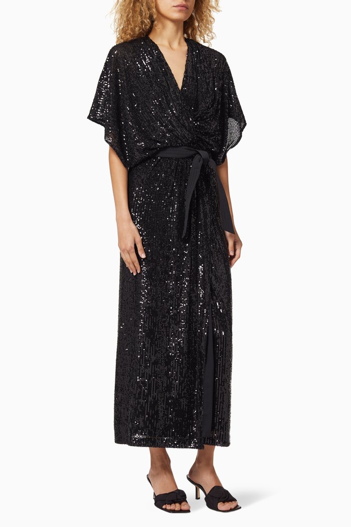 

Madalya Sequin Dress, Black
