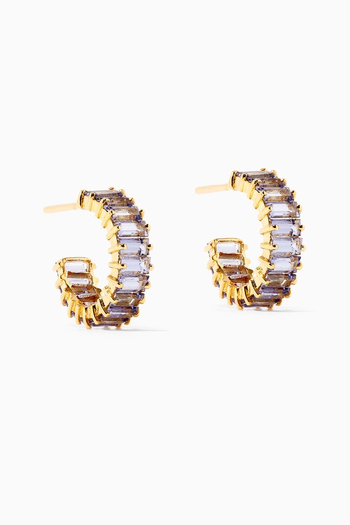 

Iolite Earrings in 18kt Yellow Gold