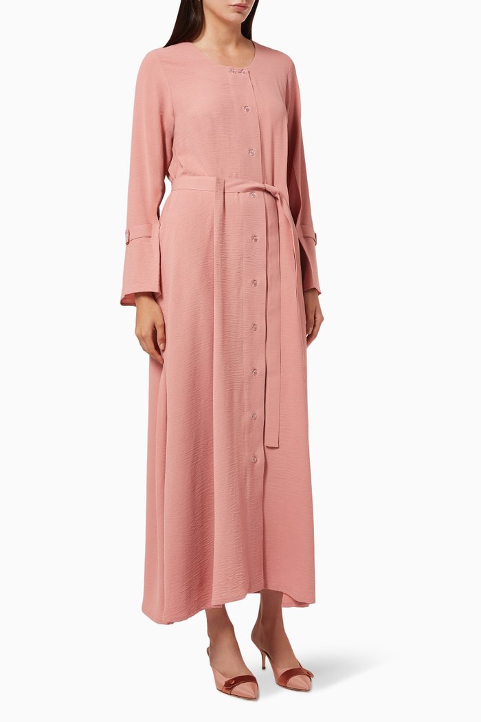 Crepe Dress, Pink
