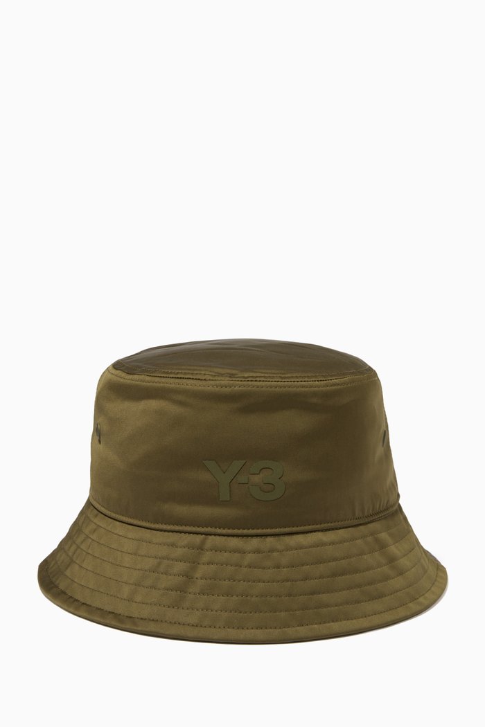 

Classic Logo Bucket Hat in Nylon, Green