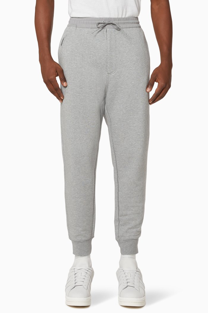 

M Classic Terry Cotton Cuffed Pants, Grey