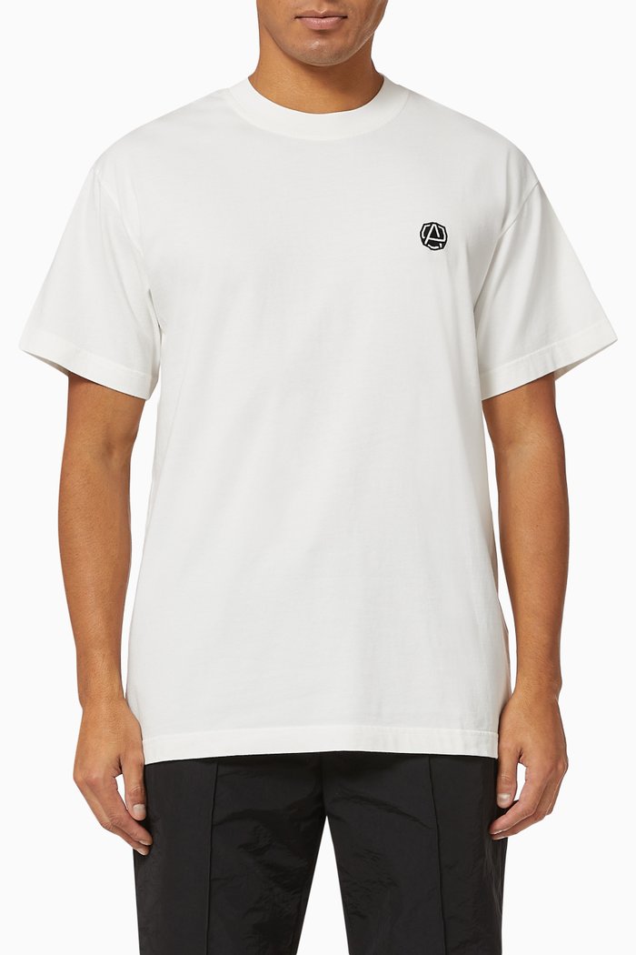 

Emblem Basic T-shirt in Cotton, White