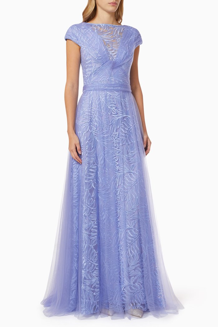 

Nouvel Illusion Gown, Purple