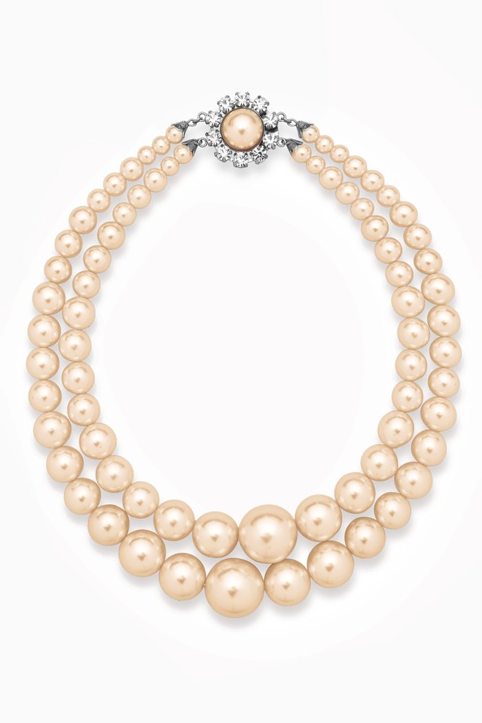 

Large Pearl Necklace, Silver