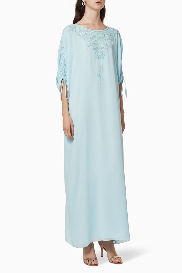 

Embellished Jalabiya, Blue