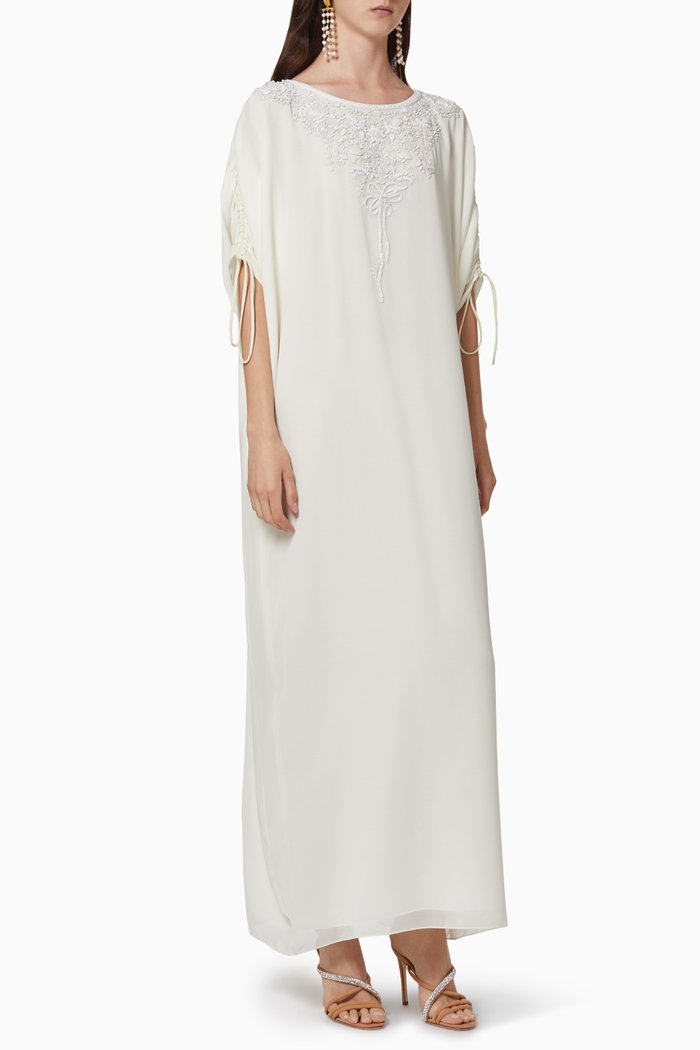 

Embellished Jalabiya, Neutral