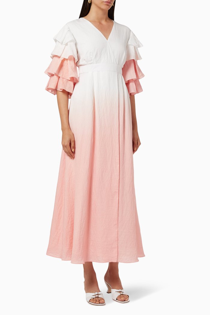 

Ombre Wrap Dress, Pink