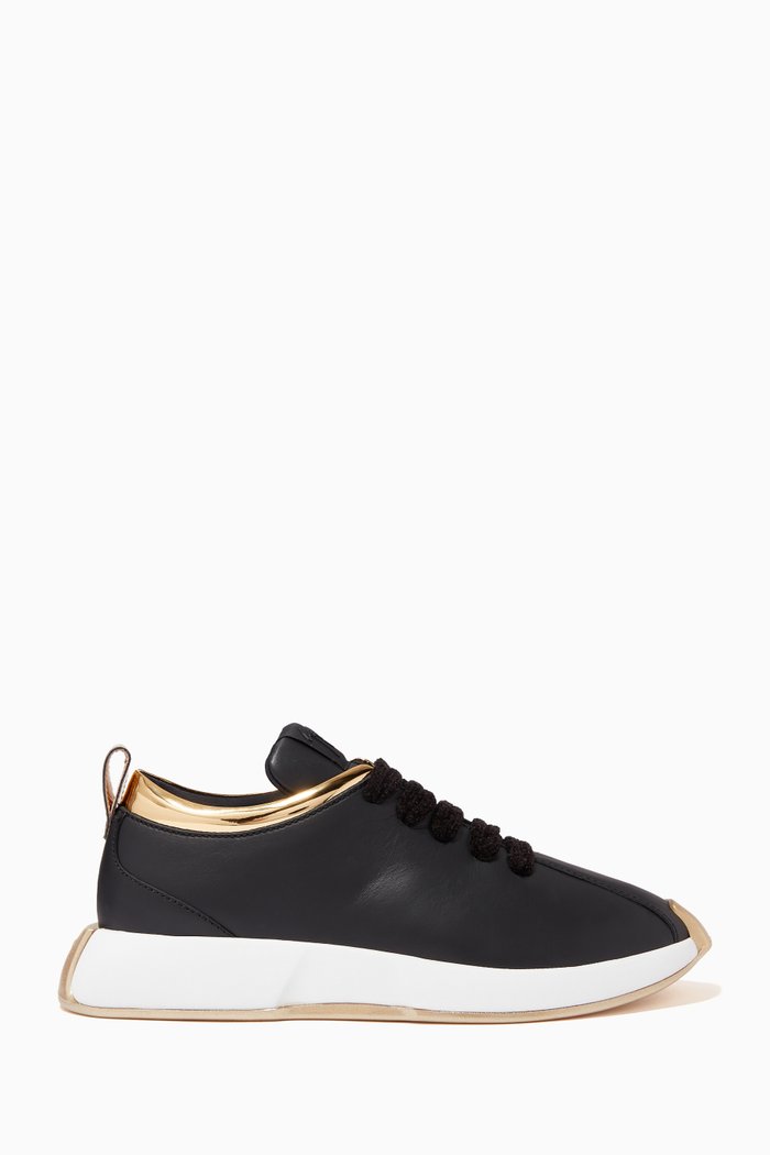 

Ferox Sneakers in Leather, Black