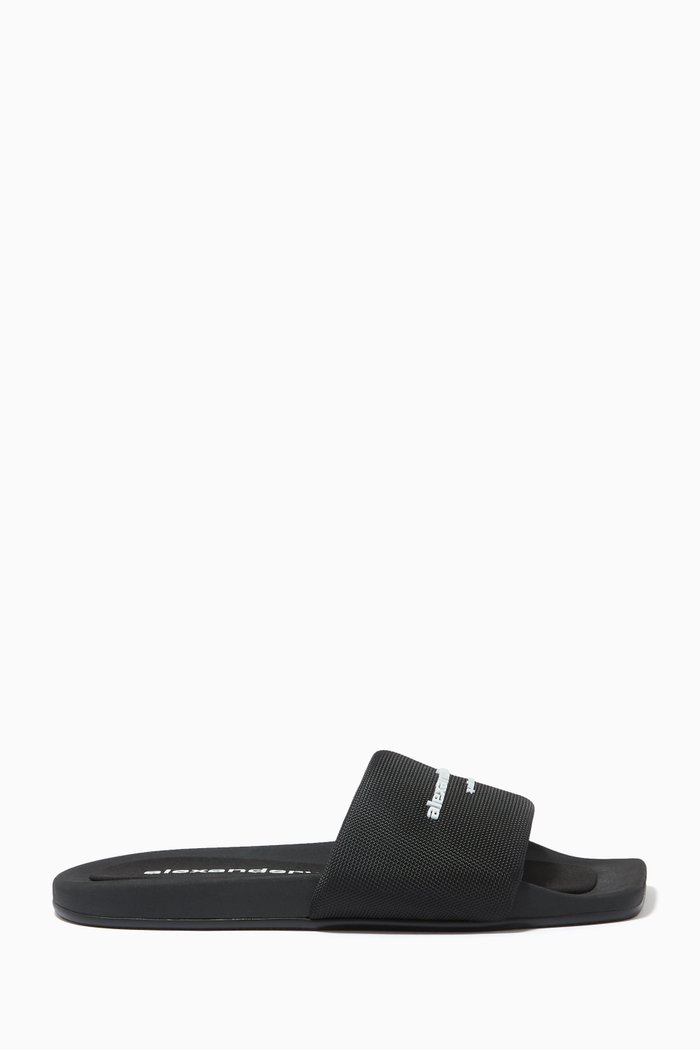 Pool Logo Slides, Black