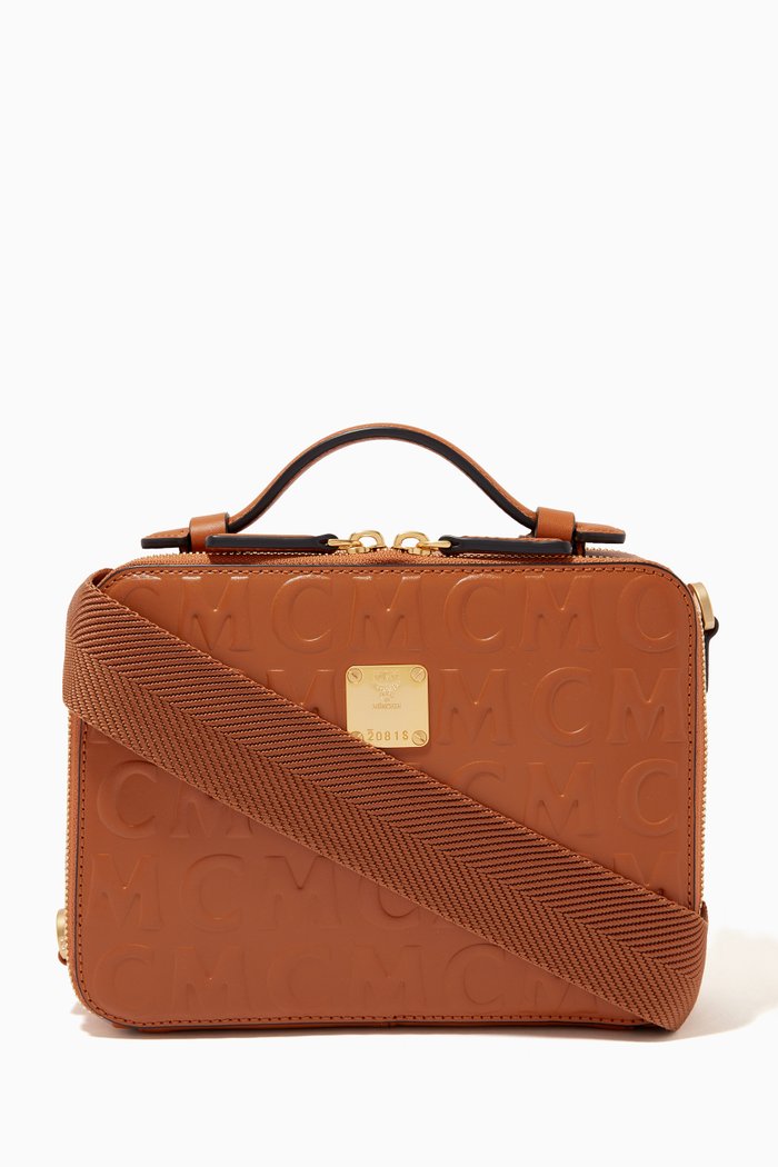 

Small E/W Klassik Crossbody in MCM Monogram Leather, Brown