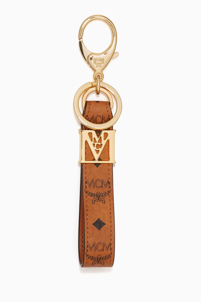 

Mena Key Ring in Visetos Original, Brown