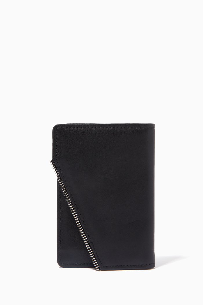 

Avant Ripped Cardholder in Leather, Black