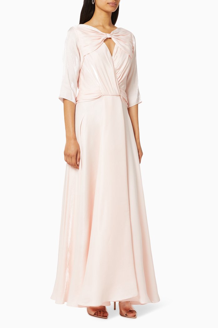 

Bow Maxi Dress, Pink