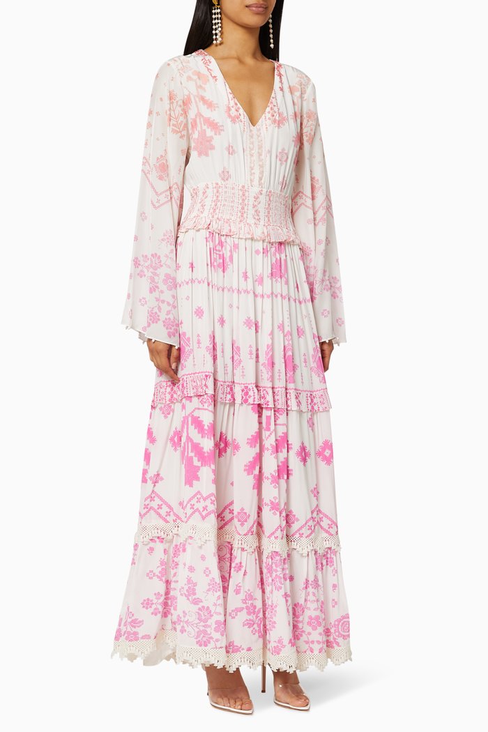 Jarum Tiered Maxi Dress, Multicolour
