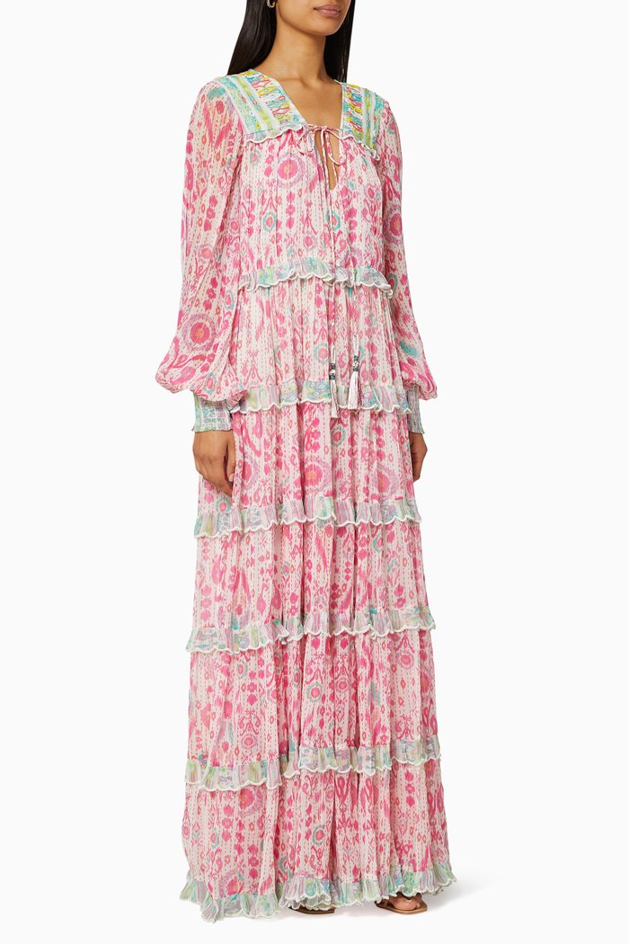 

Yayi Tiered Maxi Dress, Multicolour