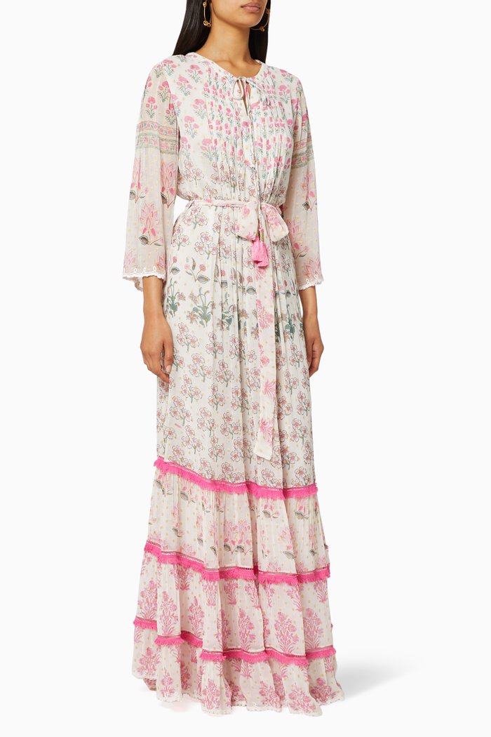 

Brio Tiered Maxi Dress, Multicolour
