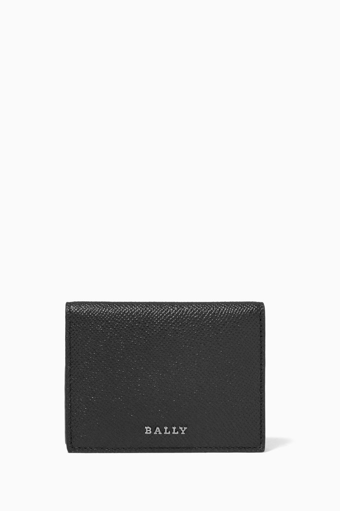 

Balder Card Holder in Leather, Black