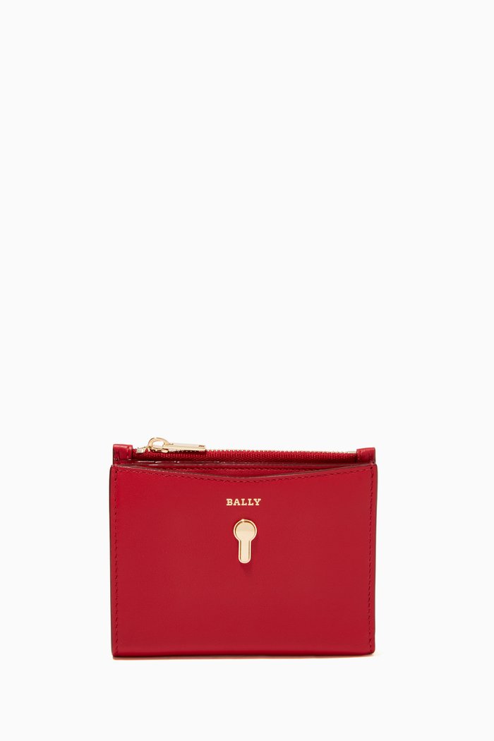 

Cogan French Wallet in Leather, Red